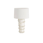 Artérielles - PTC11-SH021 - Lampe de table - Beatrix - Céramique Ivoire Craquant