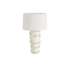 Artérielles - PTC11-SH021 - Lampe de table - Beatrix - Céramique Ivoire Craquant