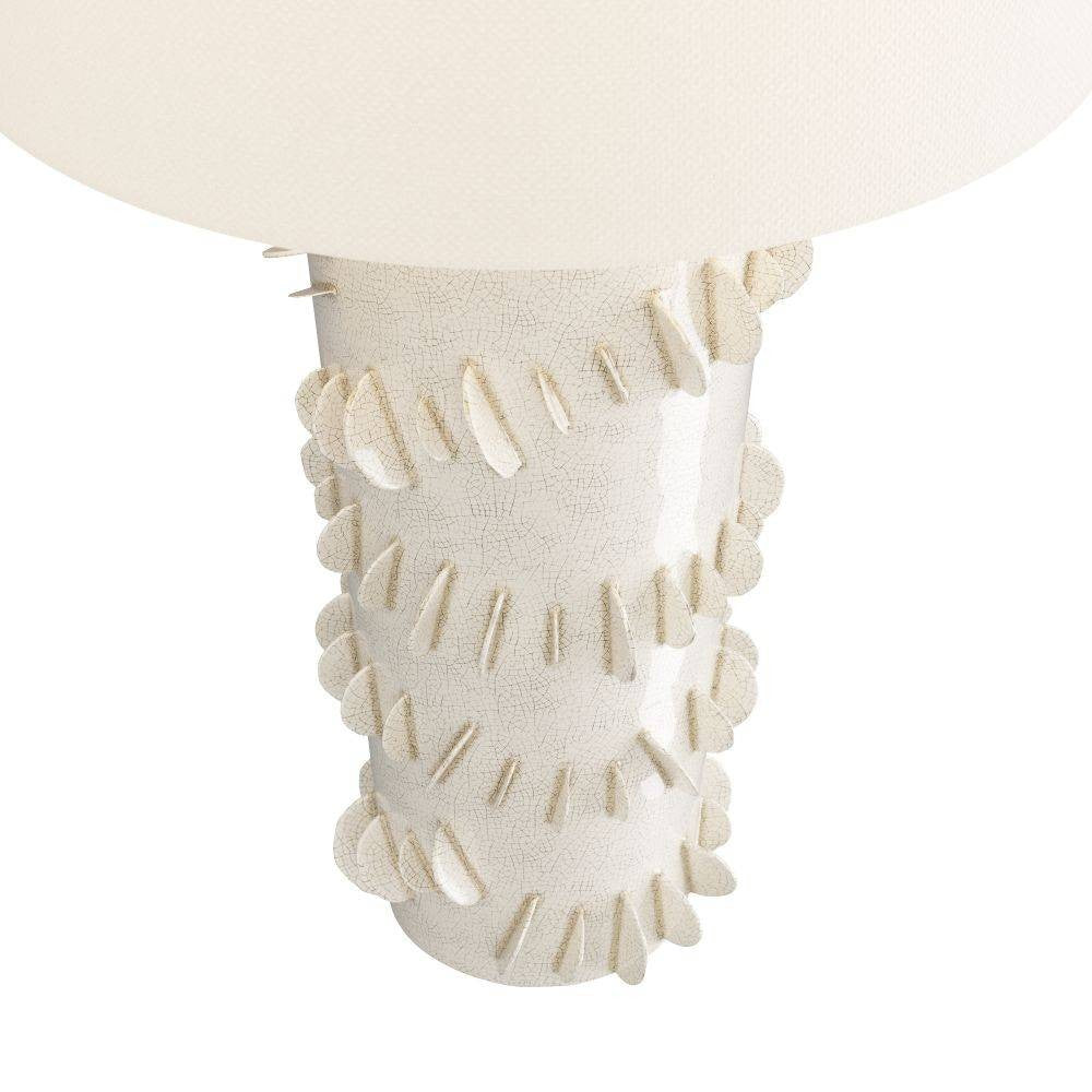 Artérielles - PTC11-SH021 - Lampe de table - Beatrix - Céramique Ivoire Craquant