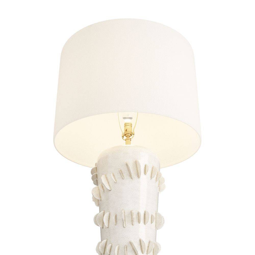 Artérielles - PTC11-SH021 - Lampe de table - Beatrix - Céramique Ivoire Craquant