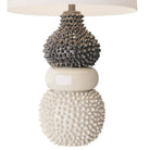 Artérielles - PTC13-SH024 - Lampe de table Basilio - Céramique Ivoire Craquant.
