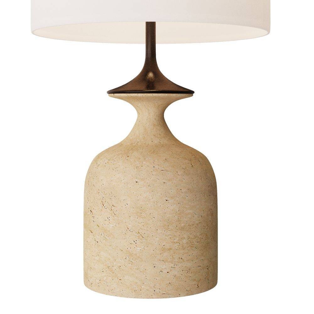 Artérielles - PTC15-SH027 - Lampe de table - Bridgeport - Sable, faux travertin
