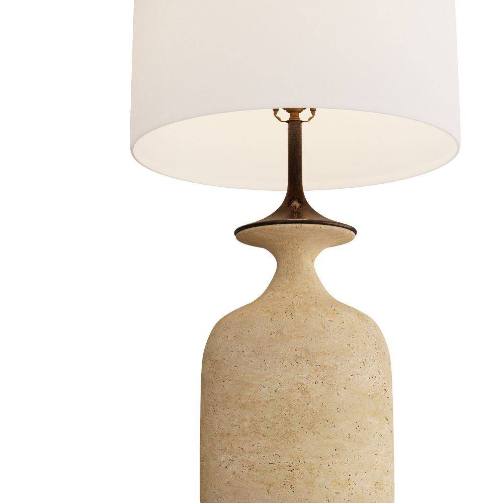 Artérielles - PTC15-SH027 - Lampe de table - Bridgeport - Sable, faux travertin