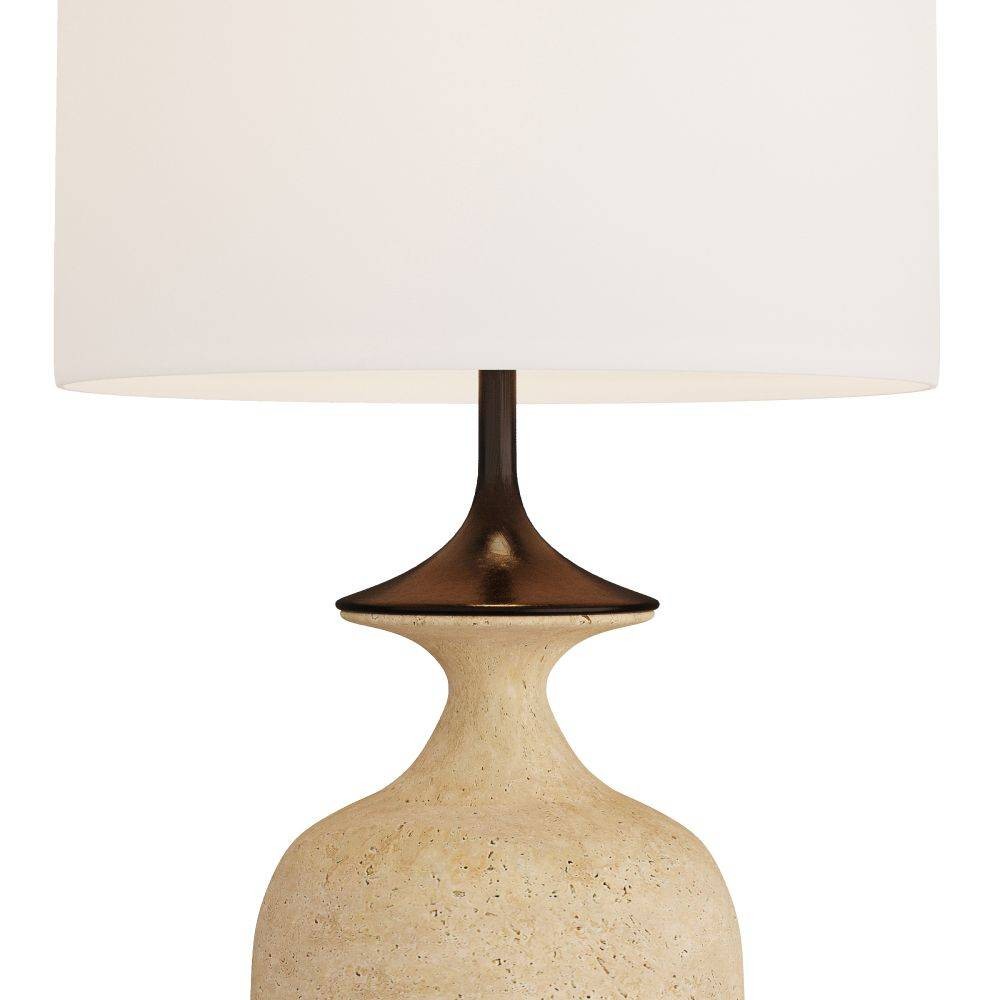 Artérielles - PTC15-SH027 - Lampe de table - Bridgeport - Sable, faux travertin