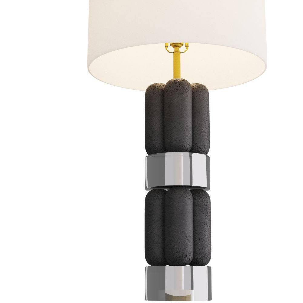 Artérielles - PTC16-SH022 - Lampe de table - Bronson - Charbon, Ricestone