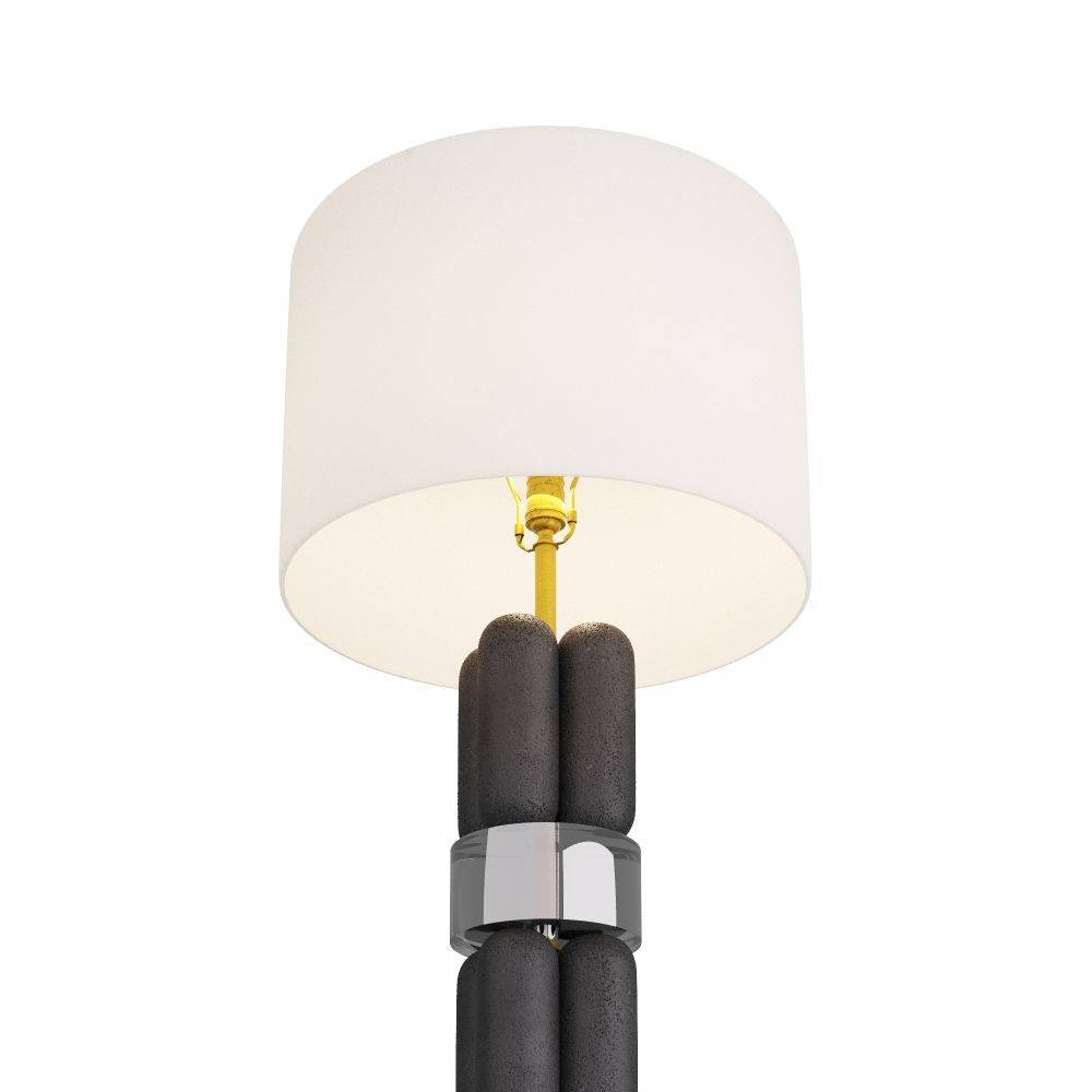 Artérielles - PTC16-SH022 - Lampe de table - Bronson - Charbon, Ricestone