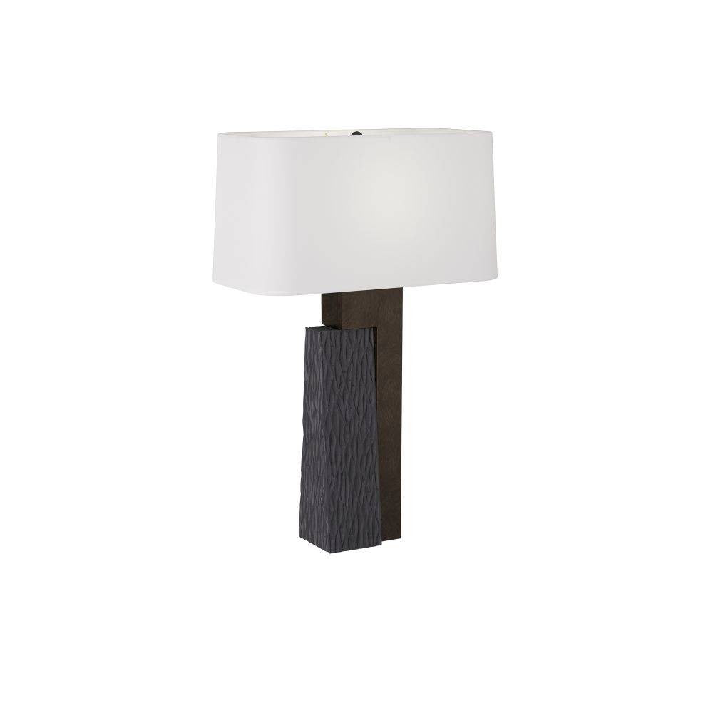 Artères antérieures - PTC17-429 - Lampe de table - Bois de bruyère - Charbon, Pierre de riz