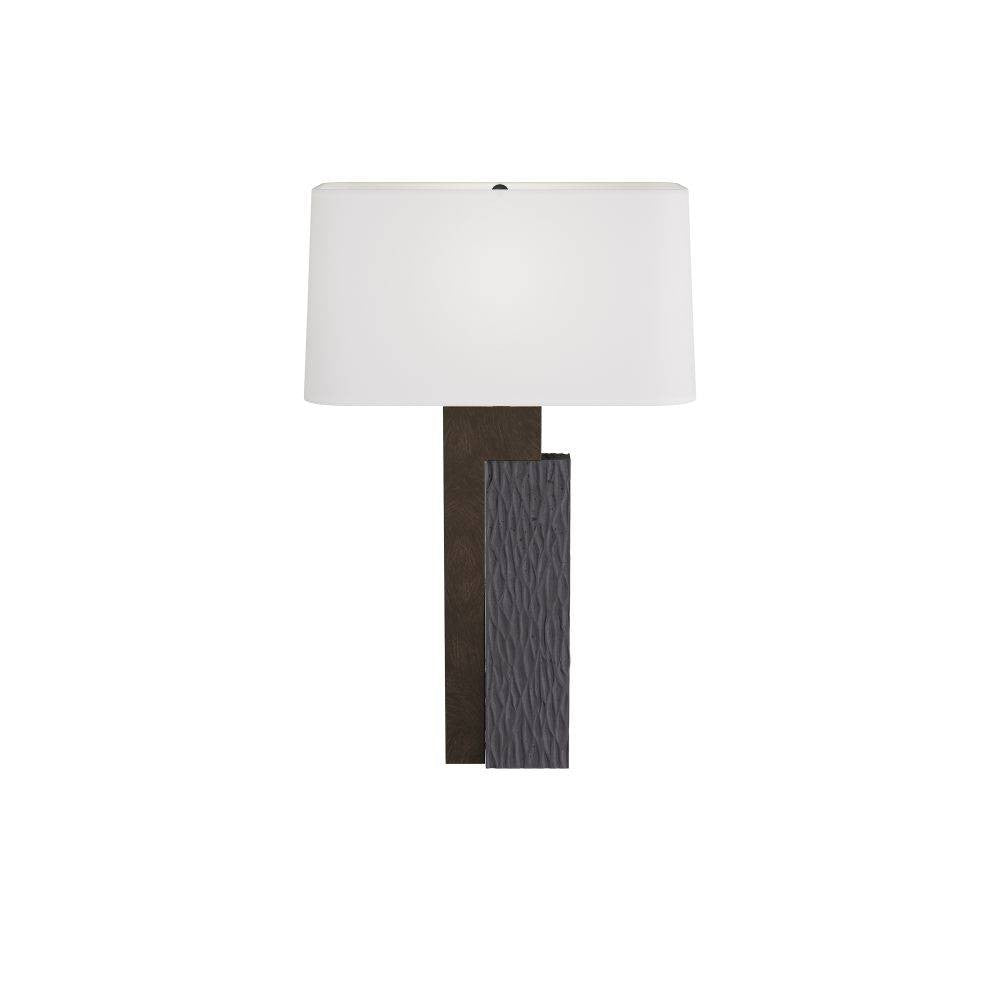 Artères antérieures - PTC17-429 - Lampe de table - Bois de bruyère - Charbon, Pierre de riz