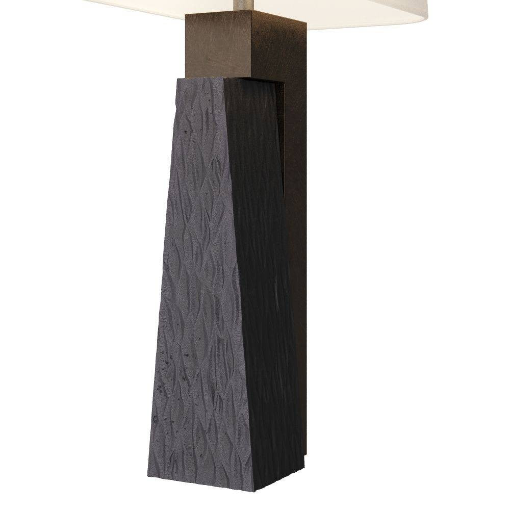 Artères antérieures - PTC17-429 - Lampe de table - Bois de bruyère - Charbon, Pierre de riz