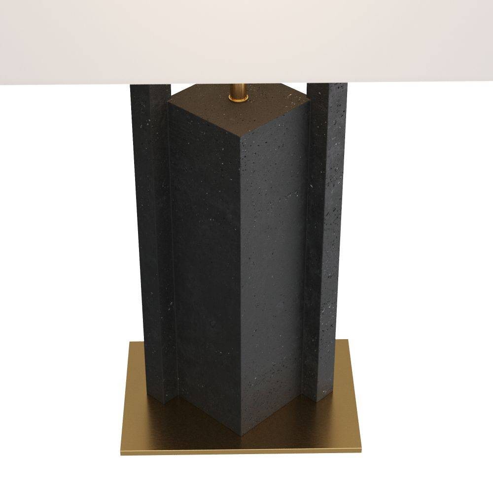 Artérielles - PTC19-429 - Lampe de table - Zory - Charbon, Ricestone