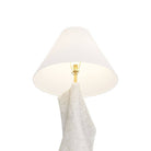 Artérielles - PTC22-SH032 - Lampe de table - Bruce - Ivoire, Pierre de verre