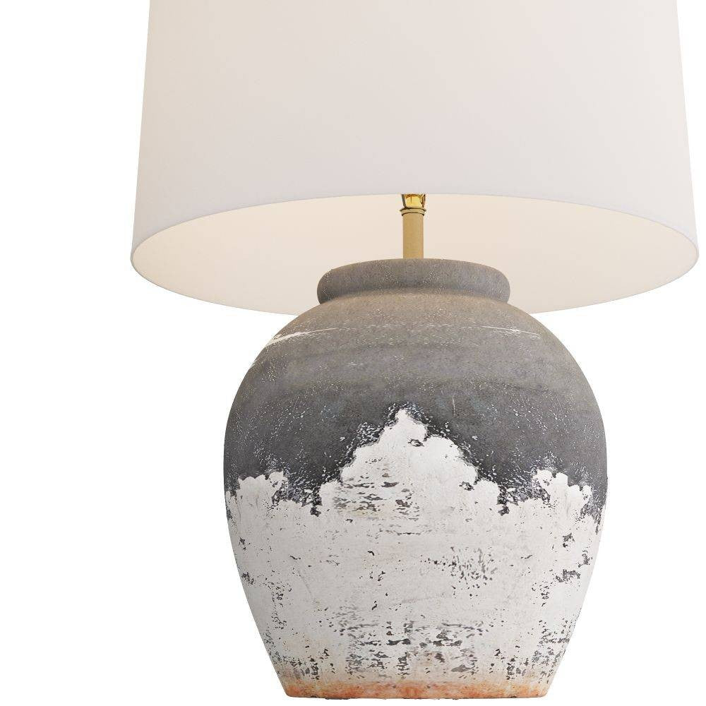 Artères antérieures - PTS09-SH026 - Lampe de table Yukon - Graphite à l'allemande, terre cuite