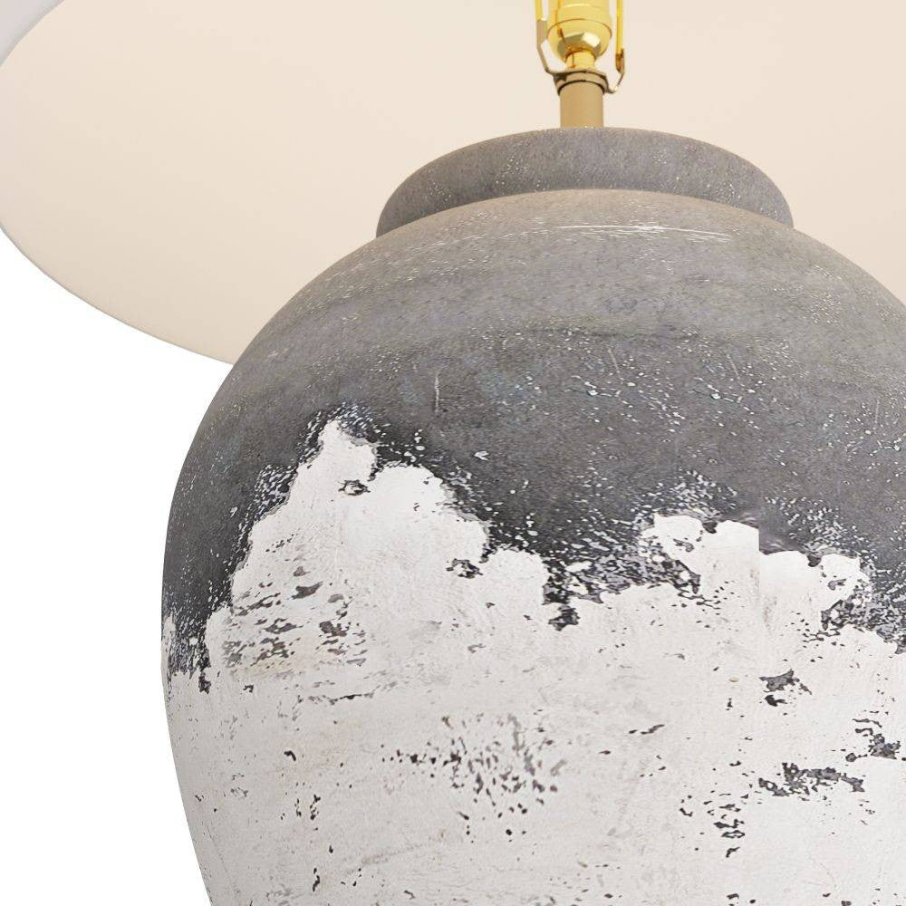 Artères antérieures - PTS09-SH026 - Lampe de table Yukon - Graphite à l'allemande, terre cuite