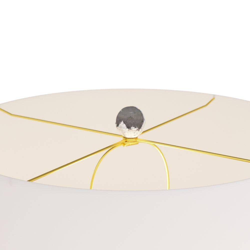 Artères antérieures - PTS09-SH026 - Lampe de table Yukon - Graphite à l'allemande, terre cuite