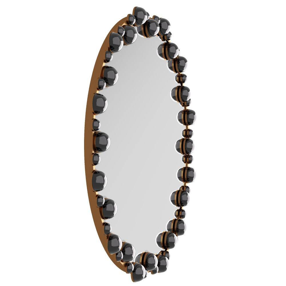 Arteriors - WMI01 - Miroir - Zaldana - Noir