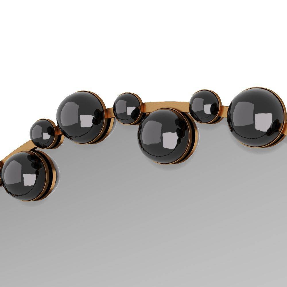Arteriors - WMI01 - Miroir - Zaldana - Noir