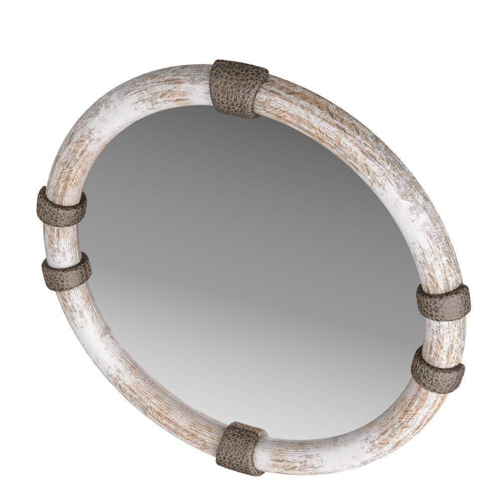 Arteriors - WMI30 - Mirror - Bresnahan - Lime Washed, Mango Wood