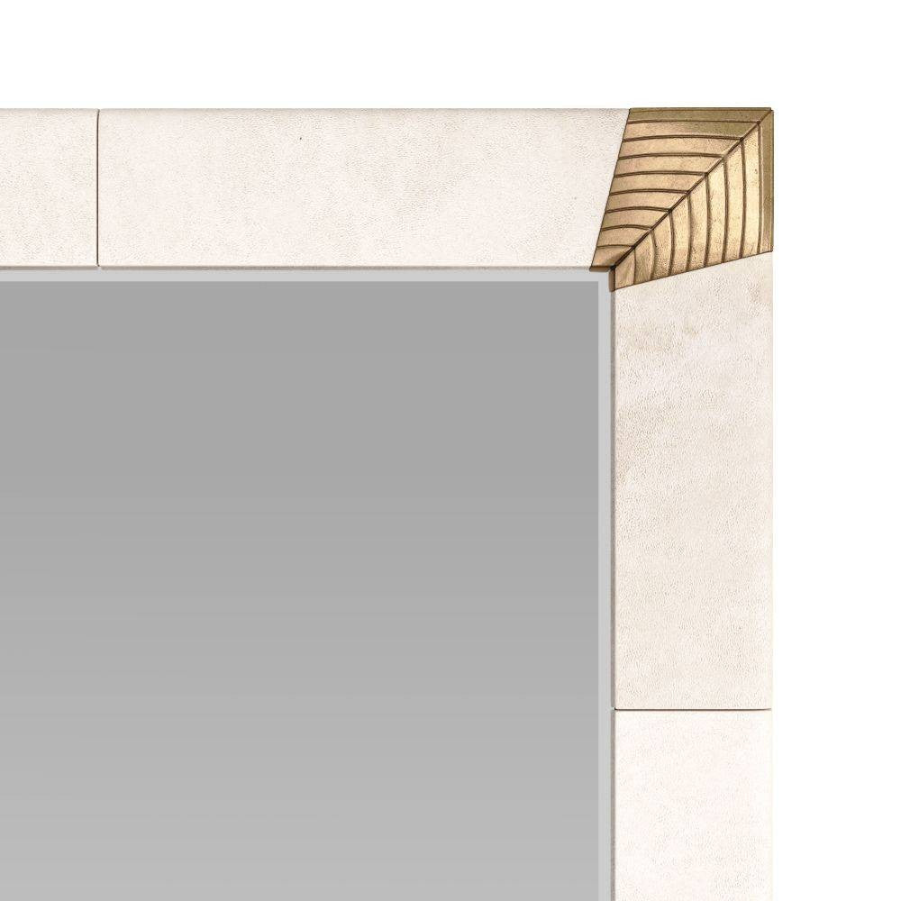 Arteriors - WMI32 - Mirror - Amara - Ivory, Vellum