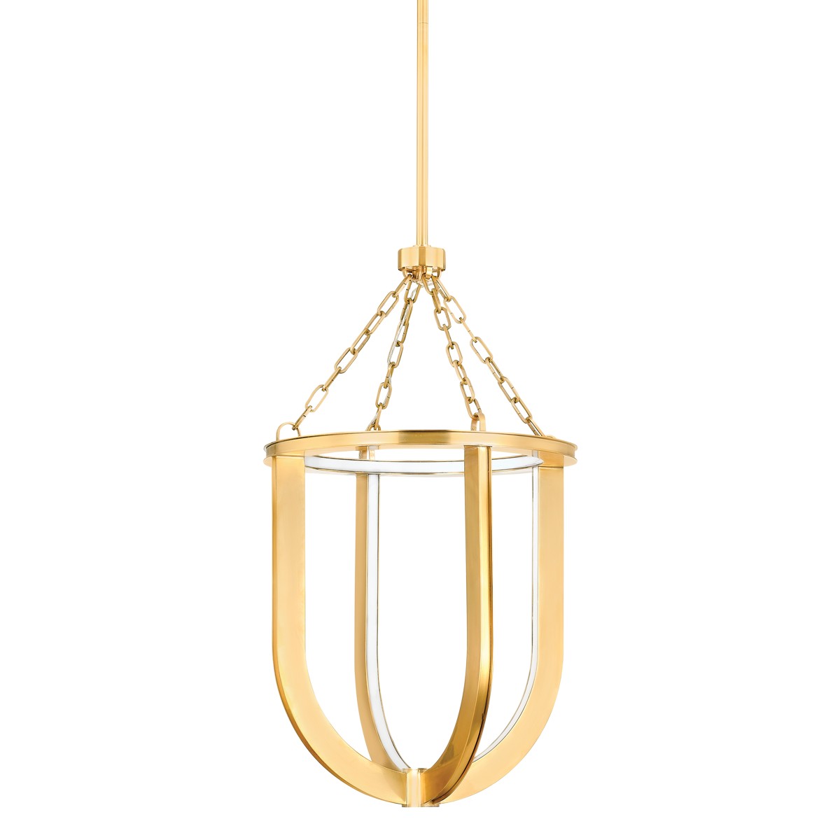 Hudson Valley - 2917-AGB - LED Lantern - Tournu - Aged Brass