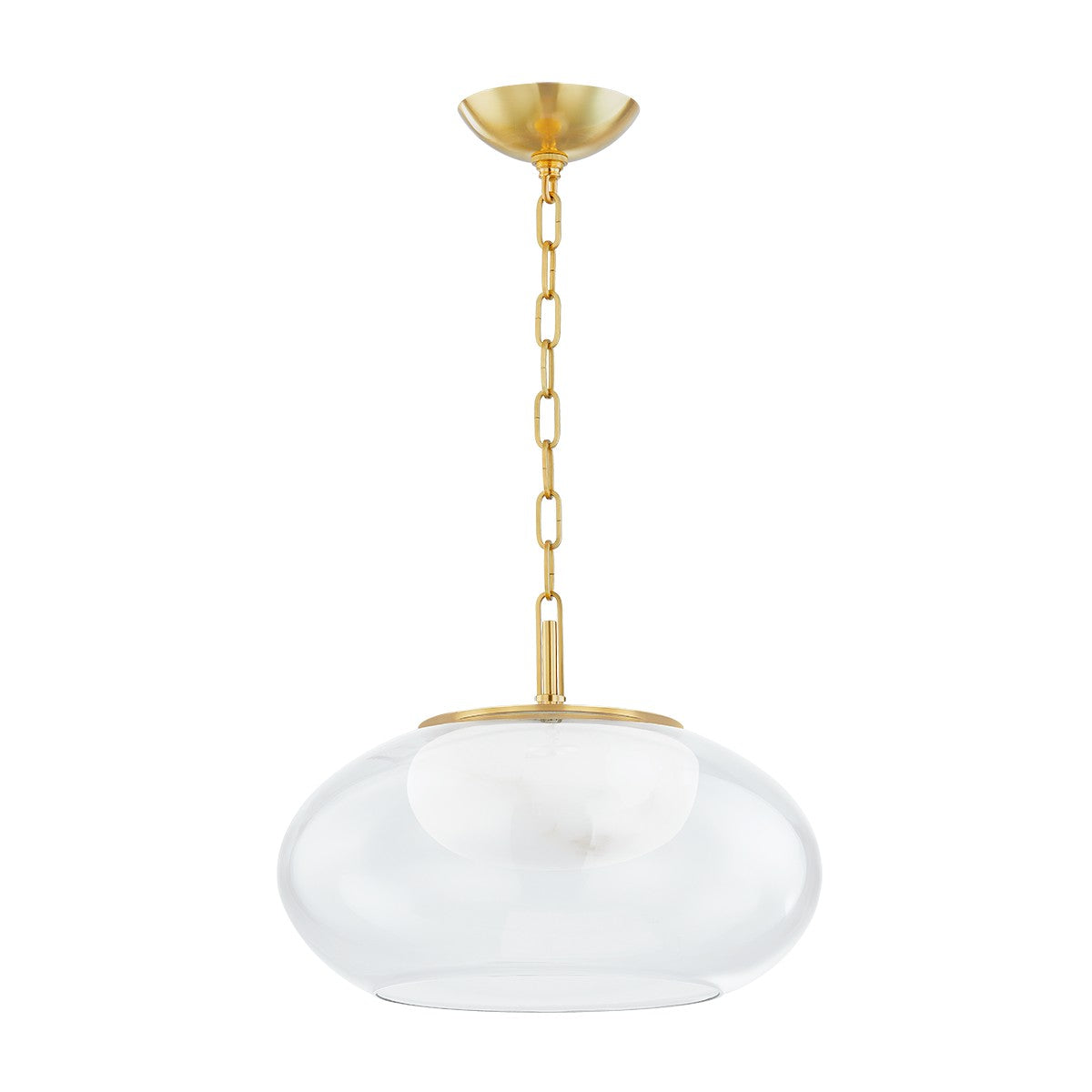 Hudson Valley - 9017-AGB - LED Pendant - Moore - Aged Brass