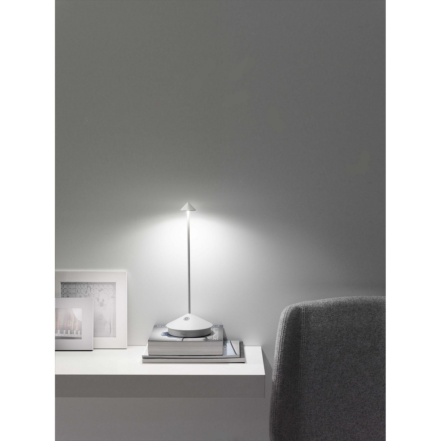 Zafferano - LD0650B4 - LED Table Lamp - Pina - White