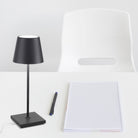 Zafferano - LD0320N4 - LED Table Lamp - Poldina Pro - Dark grey