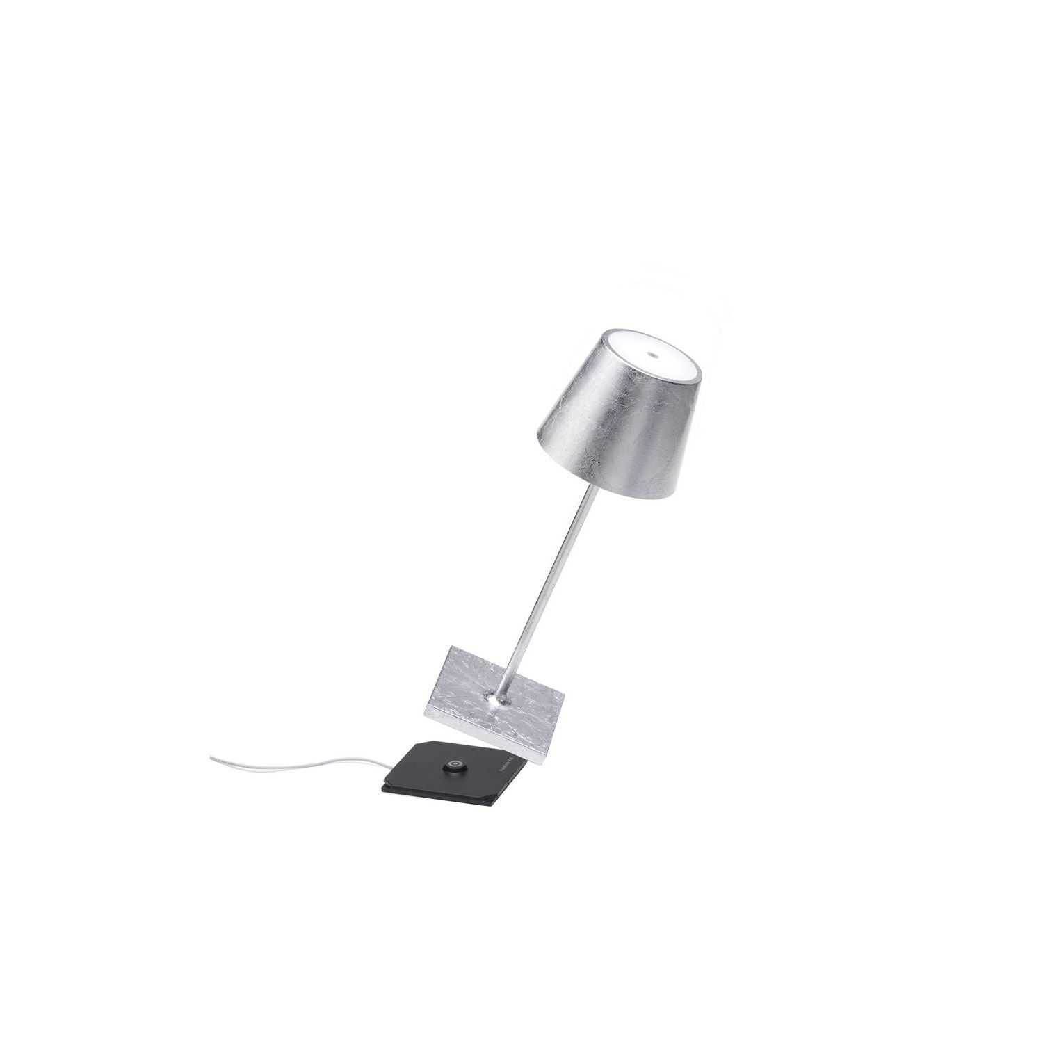 Zafferano - LD0320BFA - LED Table Lamp - Poldina Pro - Silver leaf
