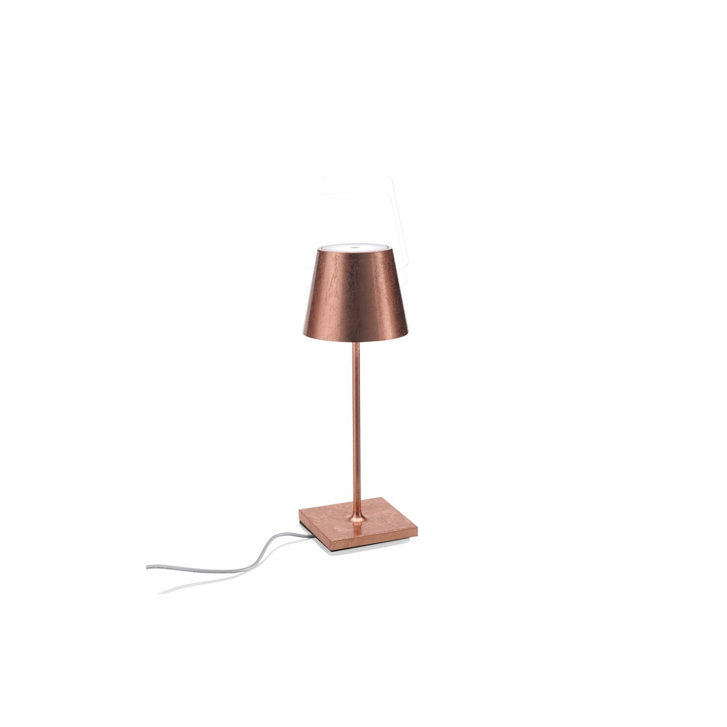 Zafferano - LD0320RFR - LED Table Lamp - Poldina Pro - Copper leaf