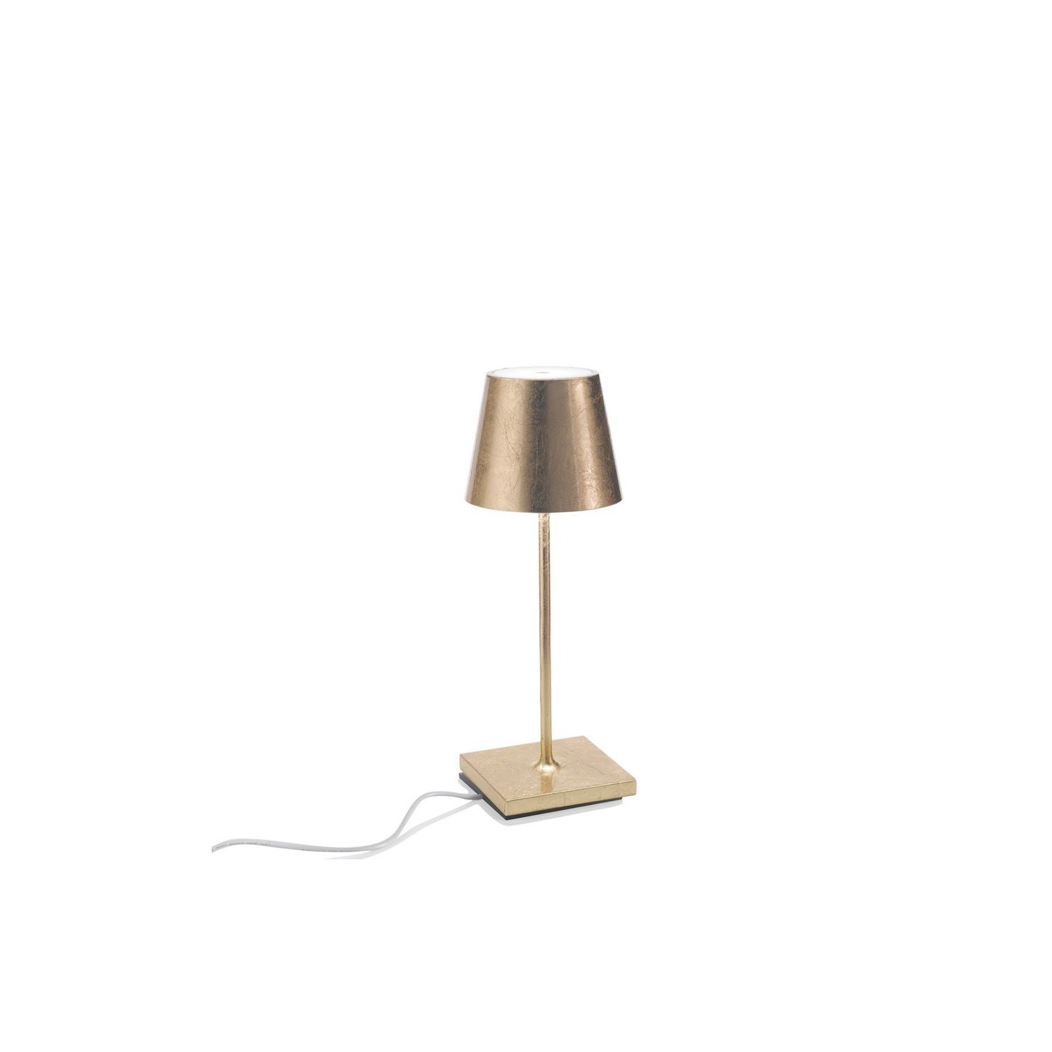 Zafferano - LD0320BFO - LED Table Lamp - Poldina Pro - Gold leaf