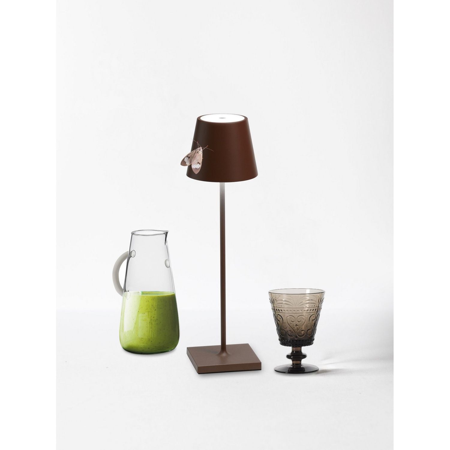 Zafferano - LD0340R4 - LED Table Lamp - Poldina Pro - Rust