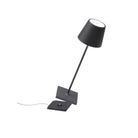 Zafferano - LD0340N4 - LED Table Lamp - Poldina Pro - Dark grey