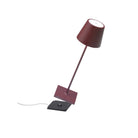 Zafferano - LD0340X4 - LED Table Lamp - Poldina Pro - Burgundy