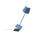 Zafferano - LD0340A4 - LED Table Lamp - Poldina Pro - Avio Blue