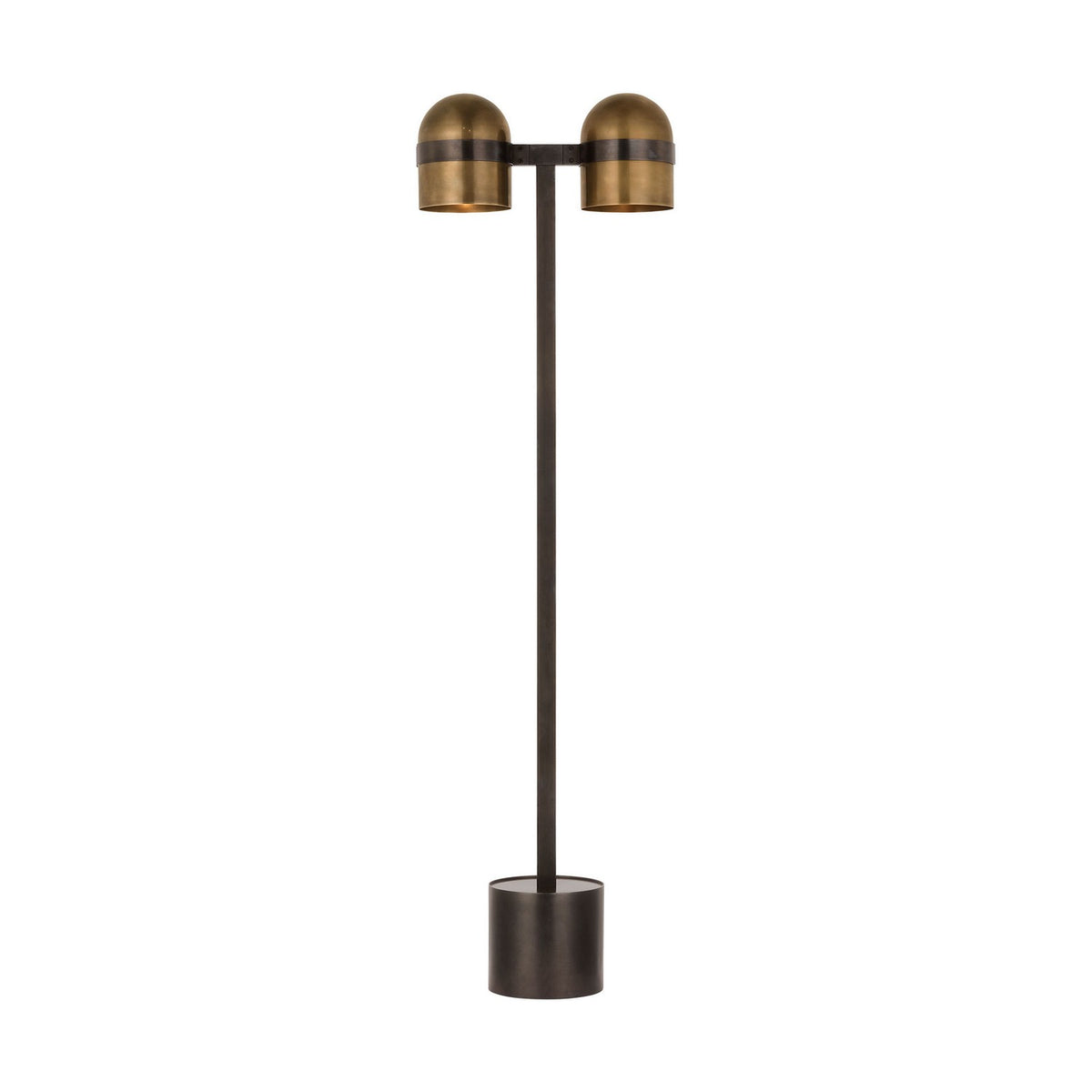 Visual Comfort Modern - AKFL34127BDZ/BWB - LED Floor Lamp - Octavia - Blackened Bronze/Bright Worn Brass