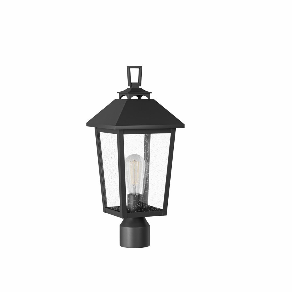 Lighting One E - V1-28201MB - LED Post Mount or Pier Top Lantern - Otto - Museum Black