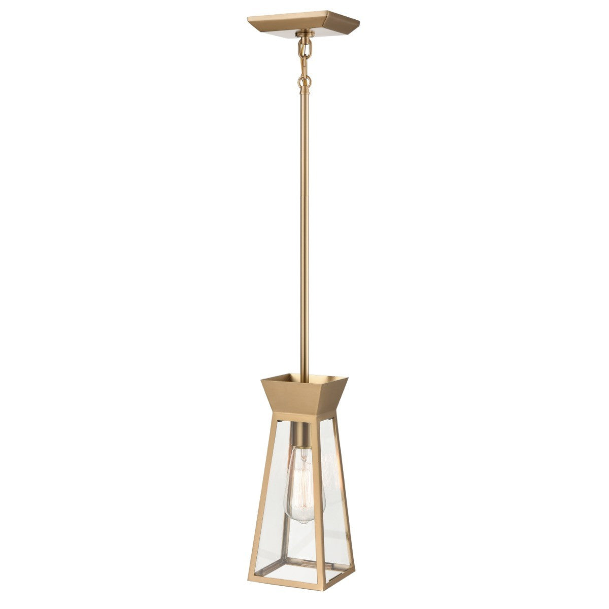 Artcraft Canada - AC11850BB - One Light Pendant - Lucian - Brushed Brass