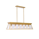 Artcraft Canada - AC11854BB - Six Light Island Chandelier - Lucian - Brushed Brass