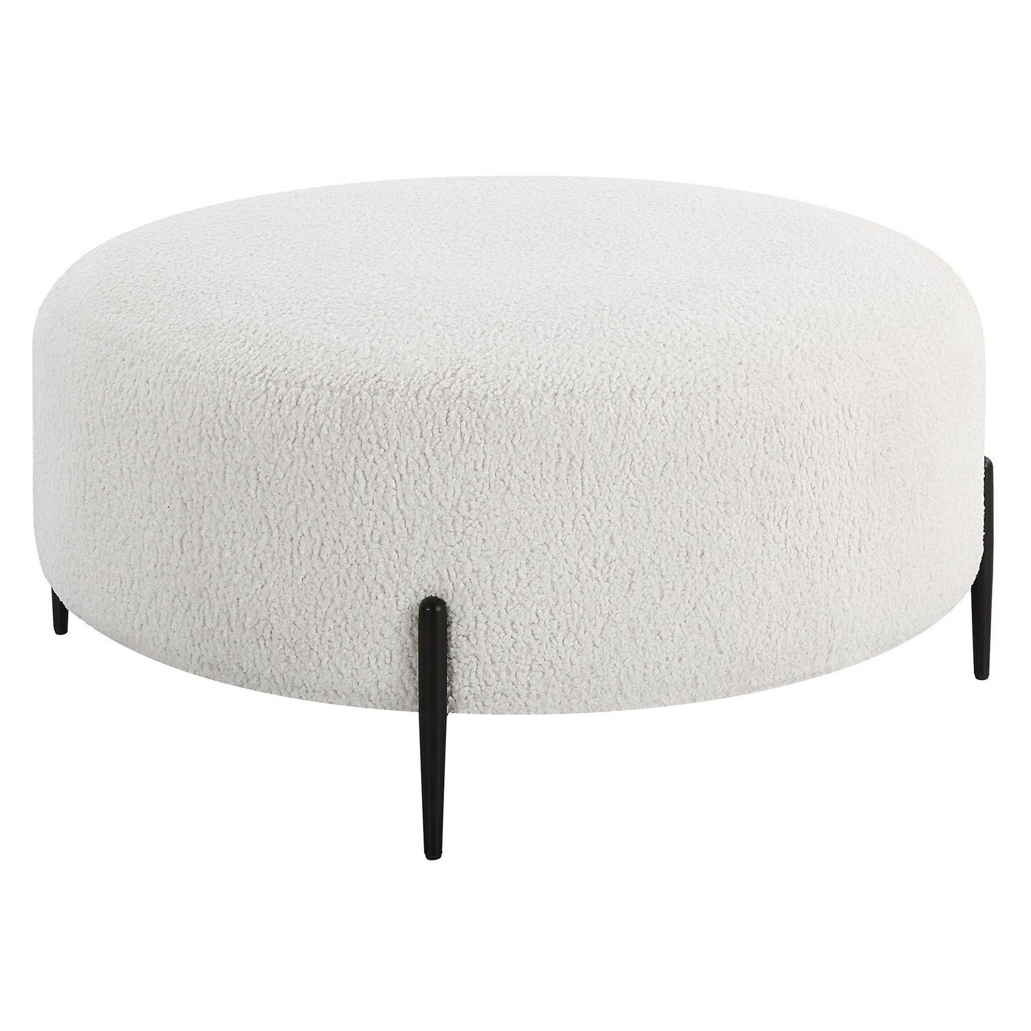 Uttermost - 23778 - Ottoman - Arles - Satin Black