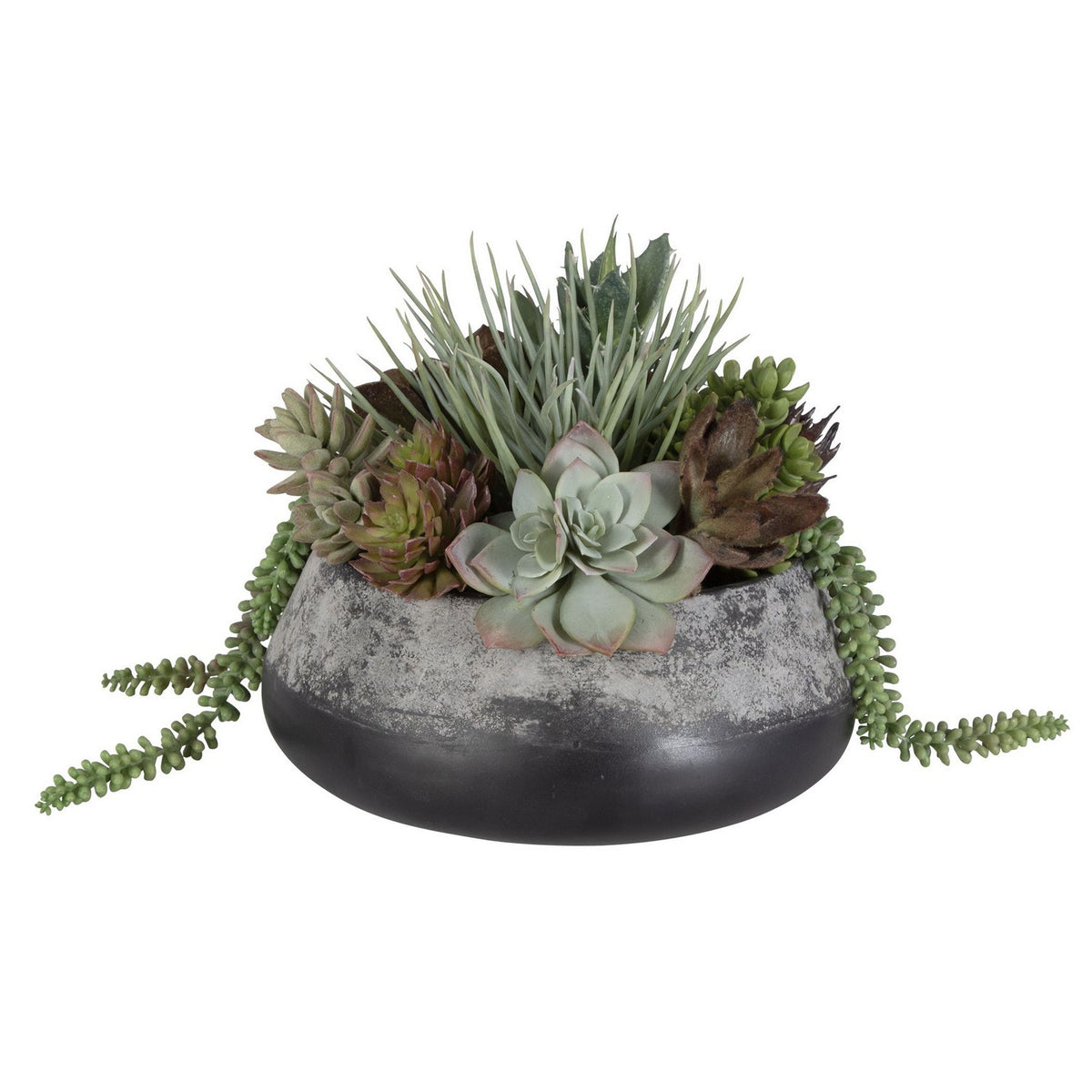 Uttermost - 60214 - Centerpiece - Yuma - Green And Burgundy