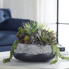 Uttermost - 60214 - Centerpiece - Yuma - Green And Burgundy
