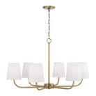 Capital Lighting - 449462AD-706 - Six Light Chandelier - Brody - Aged Brass