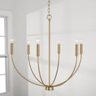 Capital Lighting - 452161AD - Six Light Chandelier - Ansley - Aged Brass
