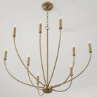 Capital Lighting - 452191AD - Nine Light Chandelier - Ansley - Aged Brass