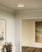 Alora Canada - FM554211AGWH-5CCT - LED Plafonnier - Adélaïde - Or vieilli/Blanc
