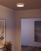 Alora Canada - FM554211AGWH-5CCT - LED Plafonnier - Adélaïde - Or vieilli/Blanc