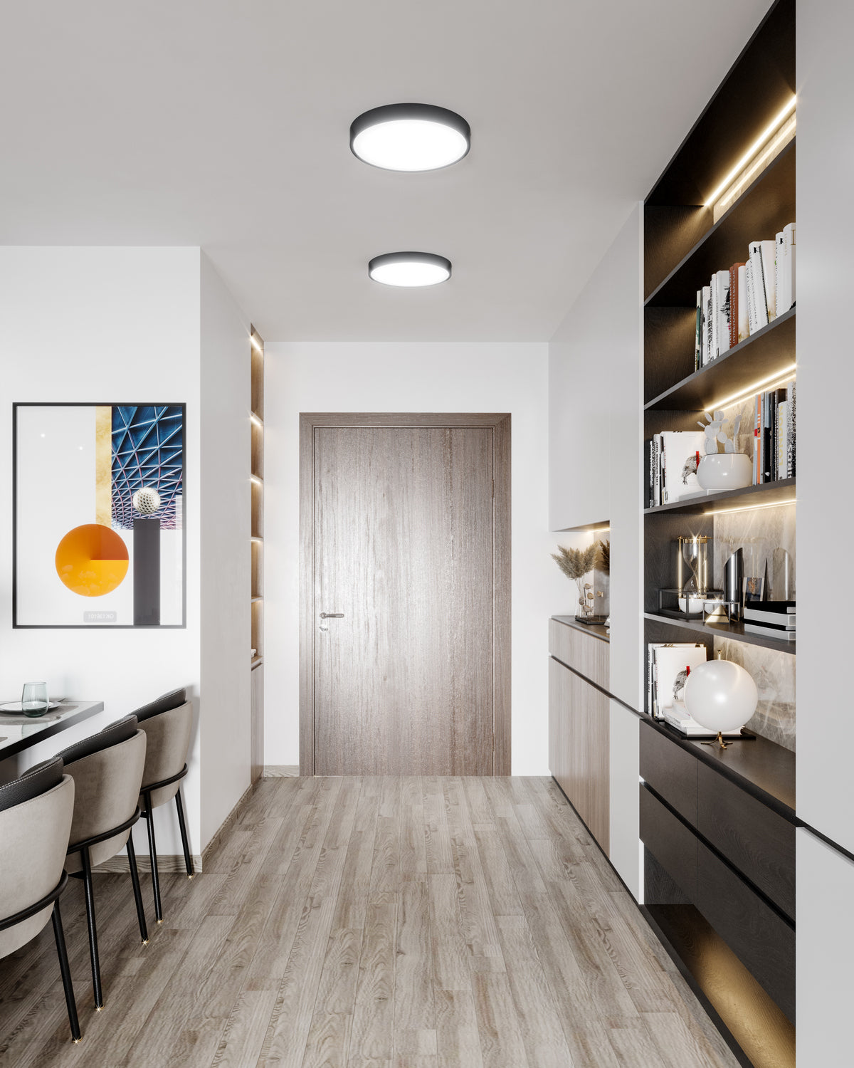 Alora Canada - FM554015MB-5CCT - LED Flush Mount - Adelaide - Matte Black
