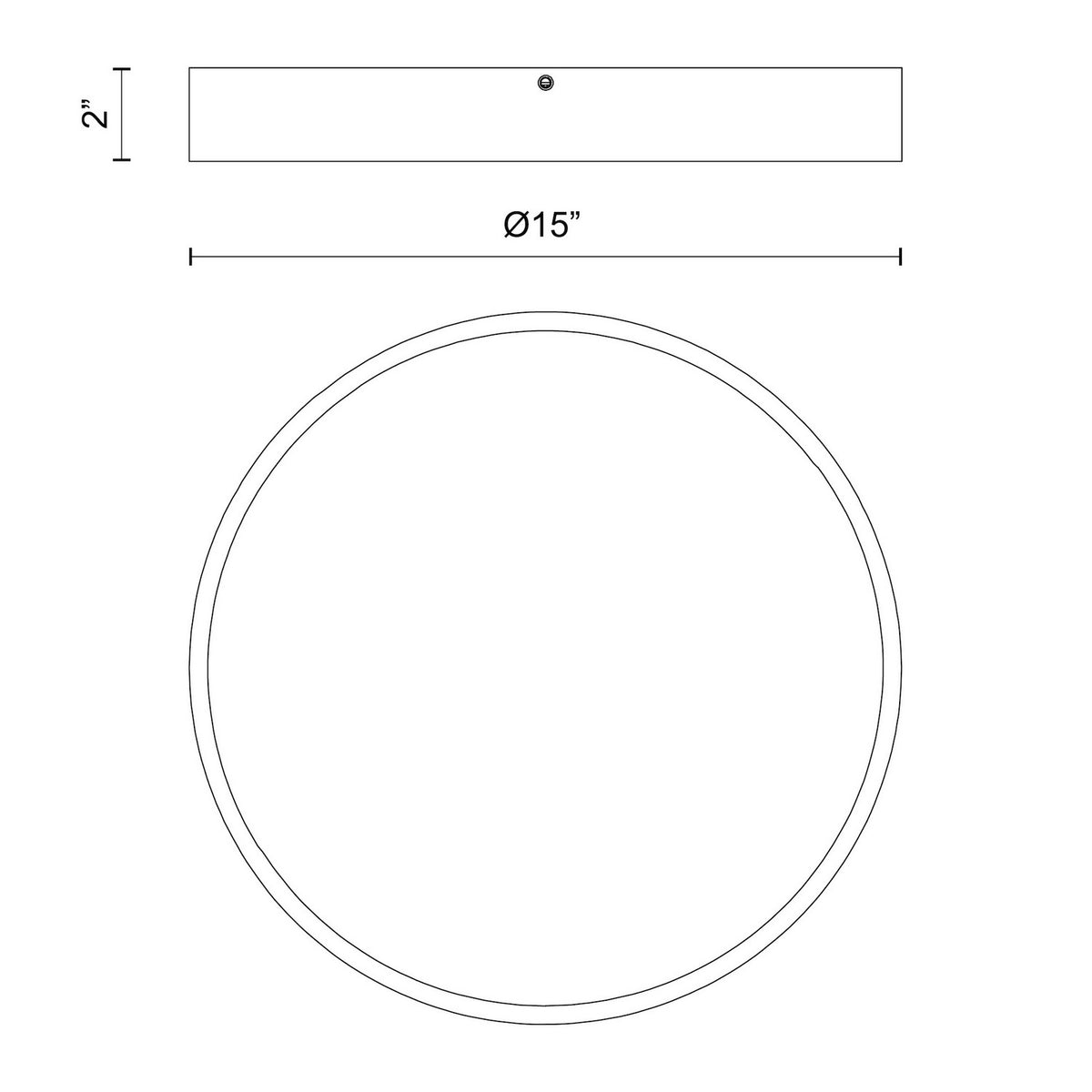 Alora Canada - FM554015MB-5CCT - LED Flush Mount - Adelaide - Matte Black