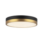 Alora Canada - FM554211AGMB-5CCT - LED Plafonnier - Adélaïde - Or vieilli/Noir mat