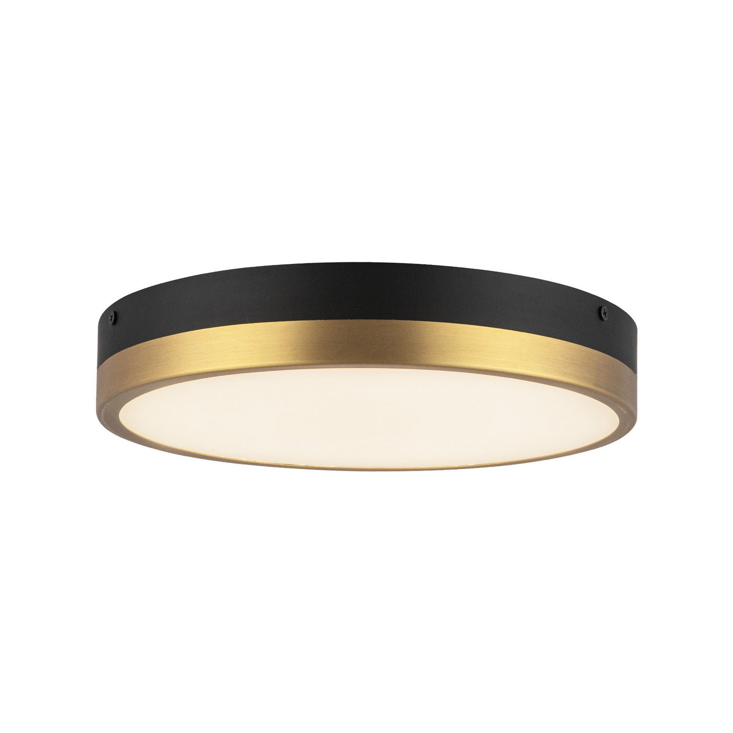 Alora Canada - FM554211AGMB-5CCT - LED Flush Mount - Adelaide - Aged Gold/Matte Black