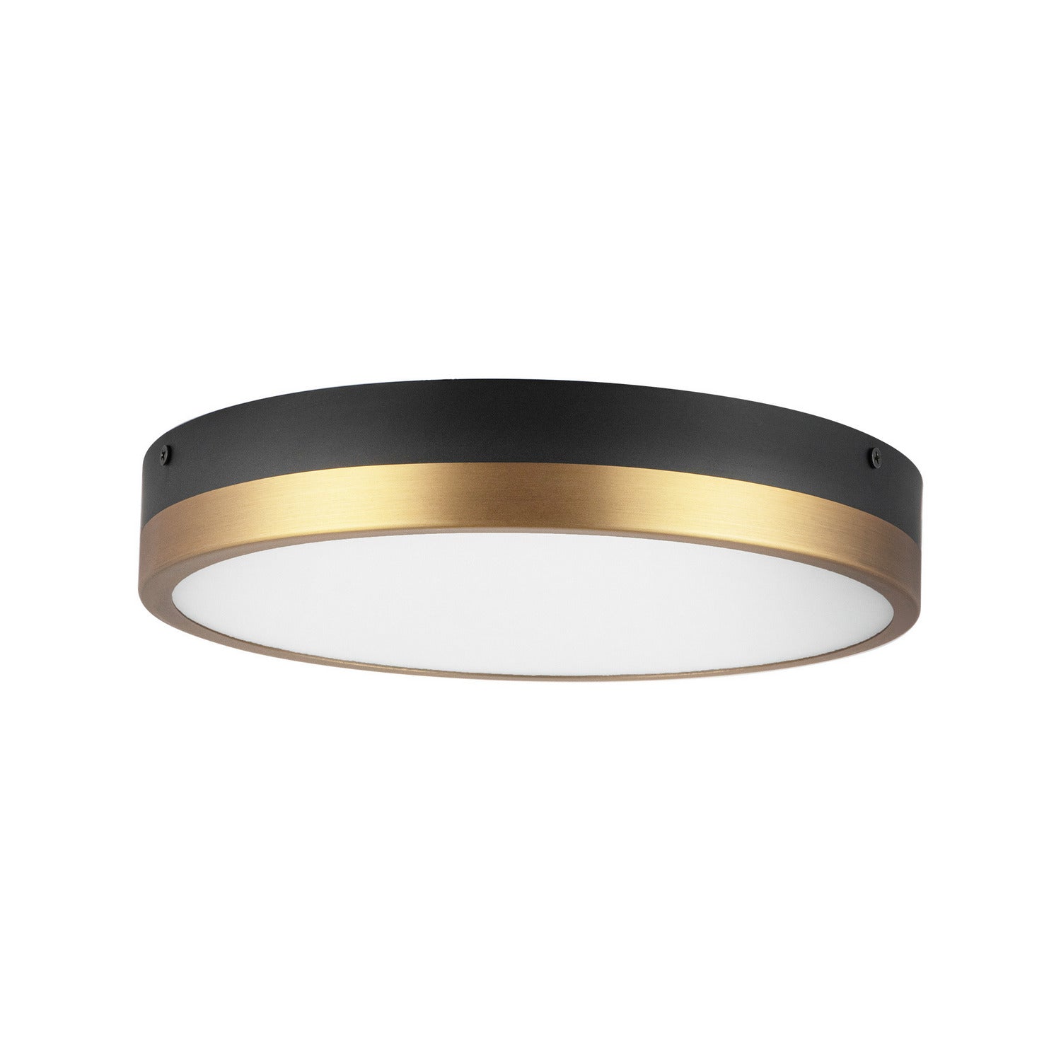 Alora Canada - FM554211AGMB-5CCT - LED Flush Mount - Adelaide - Aged Gold/Matte Black